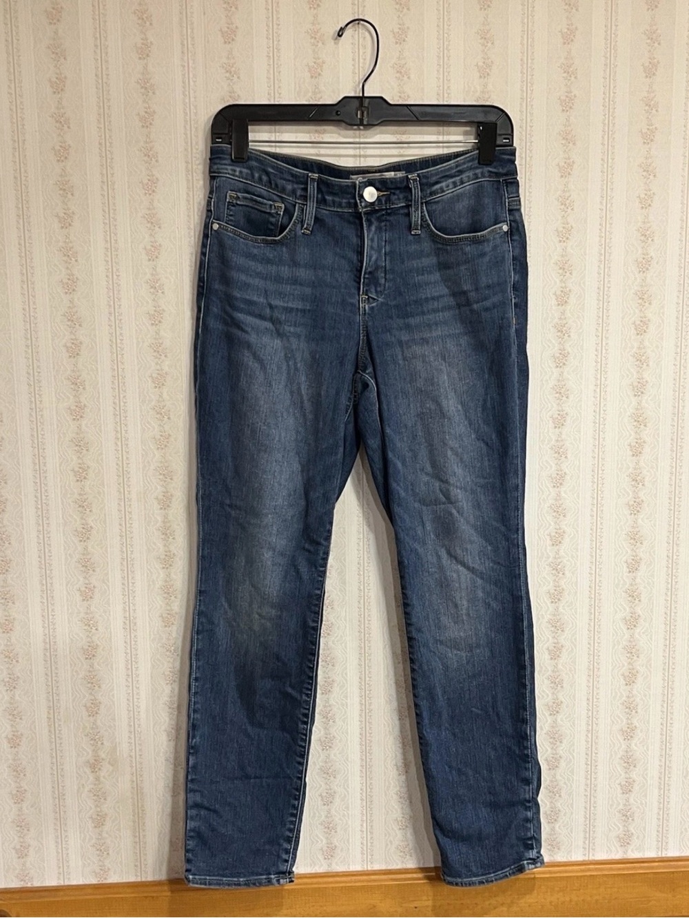 Athleta Sculptek Jeans Women’s 8P Mid Rise Blue